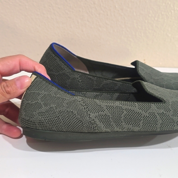 🪴 ROTHY'S "THE FLAT" TURTLE PRINT KNIT ROUND TOE FLATS - Picture 6 of 12